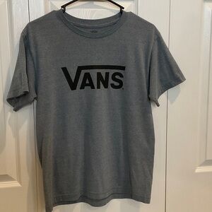 Vans Charcoal Gray Logo Tee